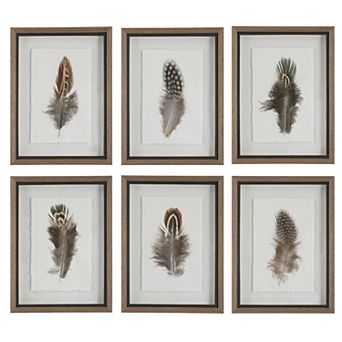 Birds Of A Feather Framed Prints 6 pc Set