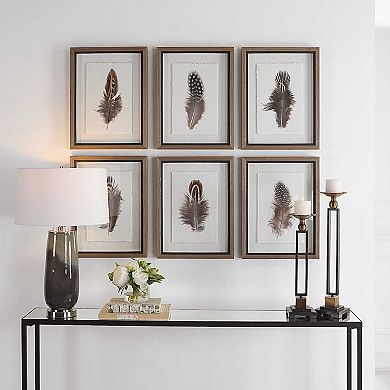 Birds Of A Feather Framed Prints 6-Piece Set