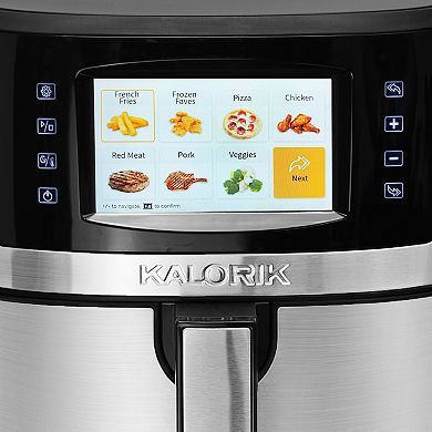 Kalorik VIVID 7 Quart Full Color Display Air Fryer