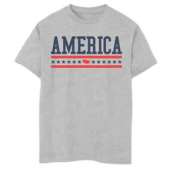 Boys 8-20 America Stars And Stripes Bold Graphic Tee