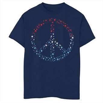 Boys 8-20 Fifth Sun Red White And Blue Peace Sign Graphic Tee