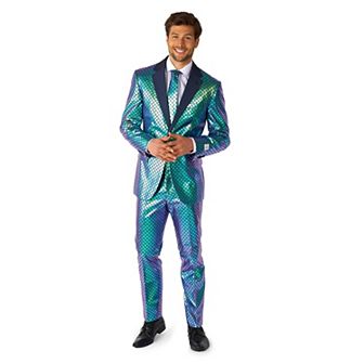 Men's OppoSuits Fancy Fish Scale Metallic Suit Set