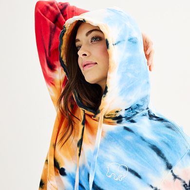 Juniors' IVORY ELLA Heritage Tie-Dye Hoodie