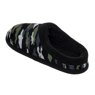 Boys Cuddl Duds® Fleece Lined Clog Slippers