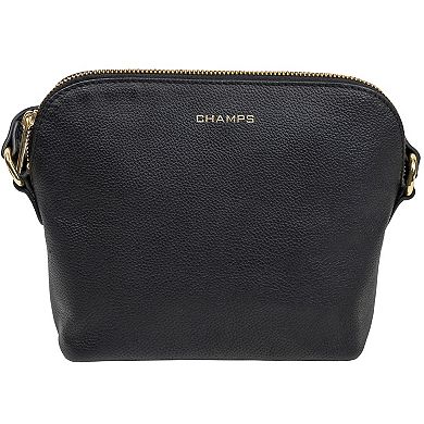 Champs Gala Collection Leather Top-Zip Shoulder Bag