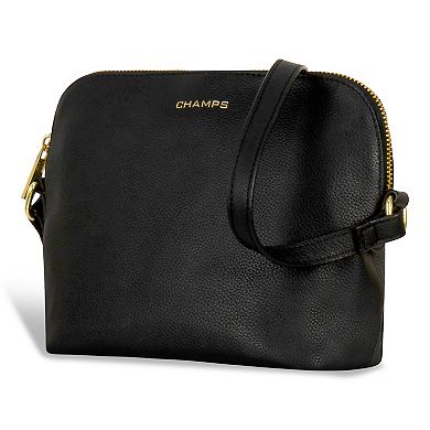 Champs Gala Collection Leather Top-Zip Shoulder Bag