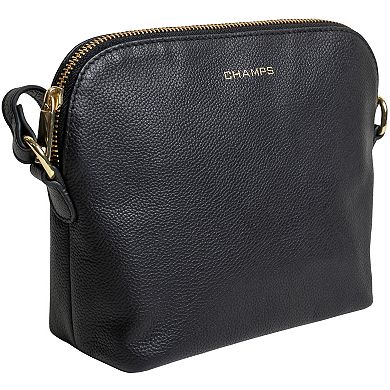 Champs Gala Collection Leather Top-Zip Shoulder Bag