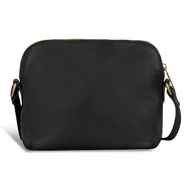 Champs Gala Collection Leather Top-Zip Shoulder Bag