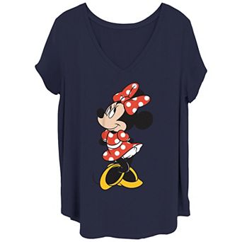 Juniors' Plus Size Minnie Mouse Traditional Pose Graphic Tee