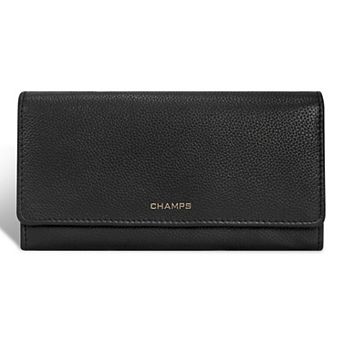 Champs Gala Collection Leather Flap Clutch