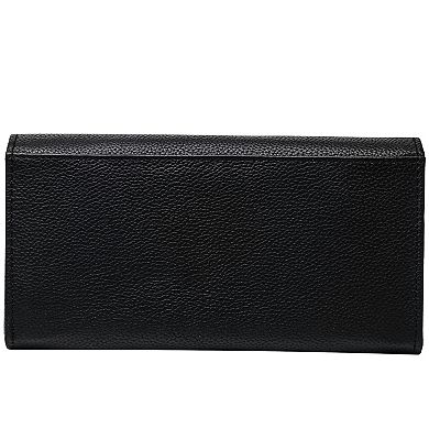 Champs Gala Collection Leather Flap Clutch