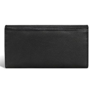 Champs Gala Collection Leather Flap Clutch 