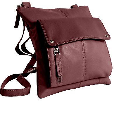 Champs Ultimate Organizer Leather RFID-Blocking Crossbody Bag