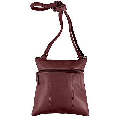 Champs Ultimate Organizer Leather RFID-Blocking Crossbody Bag