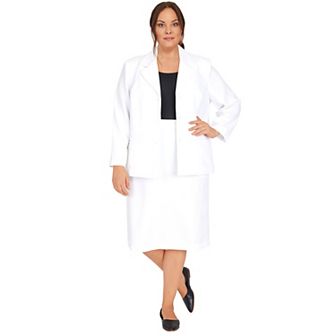 Plus Size Alfred Dunner Chic Button-Front Jacket