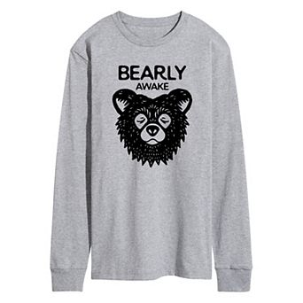 Men's "Bearly Awake" Long Sleeve Tee
