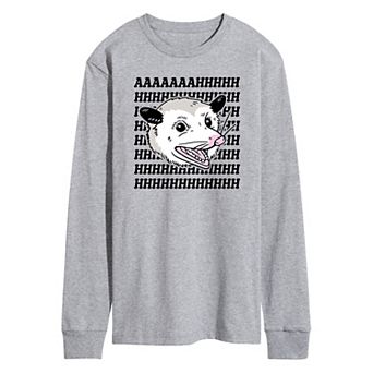 Men's Screaming Possum Long Sleeve Tee