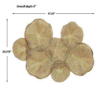 Ripley Gold Metal Wall Art Decor