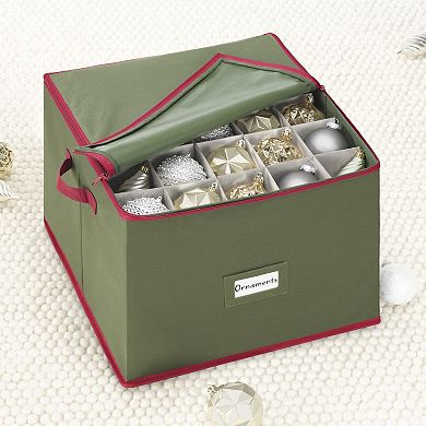 Whitmor 75-Section Christmas Ornament Storage Box