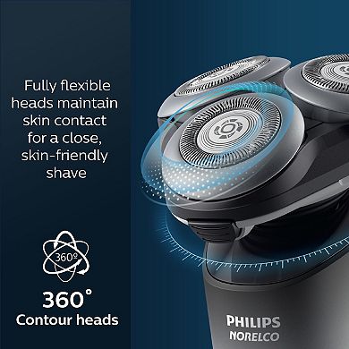 Philips Norelco Shaver 5000X Rechargeable Wet & Dry Shaver with Precision Trimmer