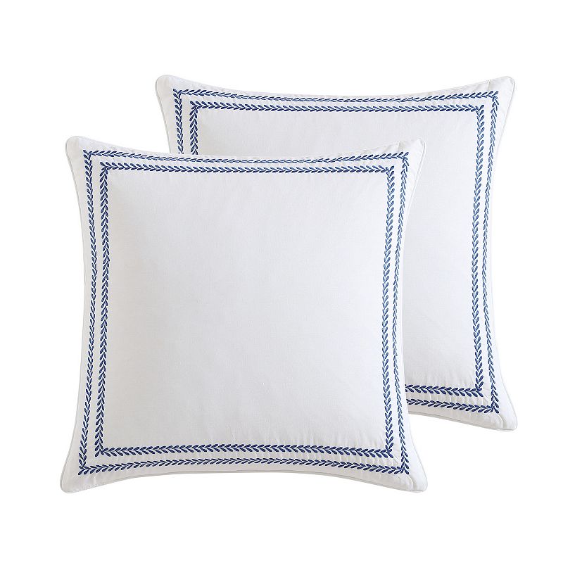 20111147 Laura Ashley 2-pc. Stitched Vine European Sham Set sku 20111147