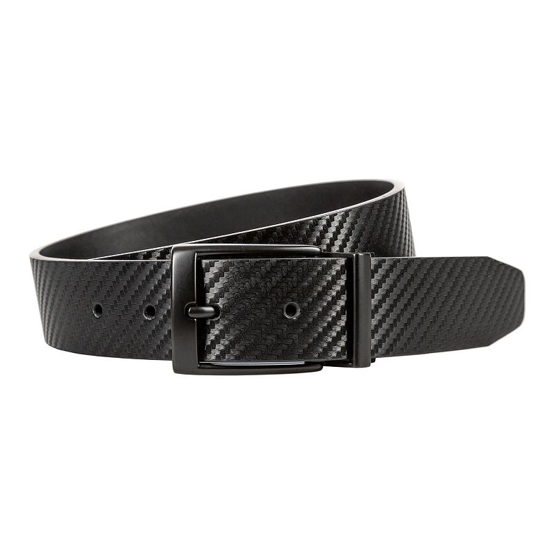 Men's Nike Carbon Fiber Texture Reversible Belt, Size: Small, Black