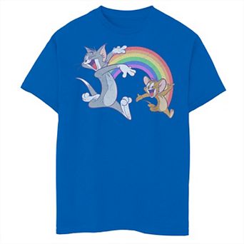 Boys 8-20 Tom & Jerry Rainbow Buddies Tee