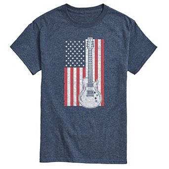 Men's USA Flag Guitar Graphic Tee