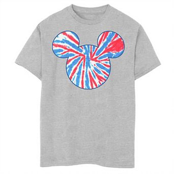 Disney's Mickey Mouse Boys 8-20 Americana Tie Dye Fill Graphic Tee
