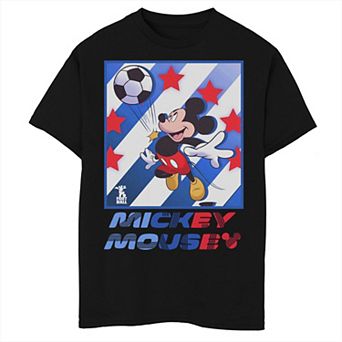 Disney's Mickey Mouse Boys 8-20 Soccer USA Graphic Tee