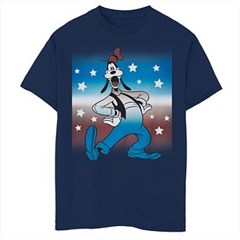 Disney's Mickey & Friends Boys 6-20 Goofy Americana Portrait Graphic Tee