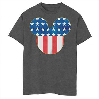 Disney's Minnie Mouse Boys 8-20 American Flag Graphic Tee