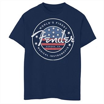 Boys 8-20 Fender Worlds Finest Musical Instruments Graphic Tee