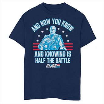 Boys 8-20 G.I. Joe And Now You Know And Knowing Is Half The Battle Graphic Tee