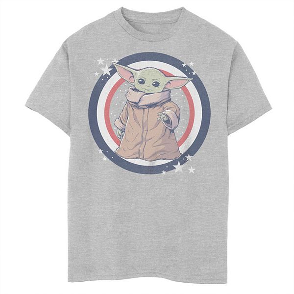 Boys 8-20 Husky The Mandalorian Fourth Of July Grogu Patriot Graphic Tee