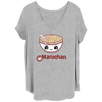 Juniors' Plus Size Maruchan Kawaii Baby Bowl Graphic Tee