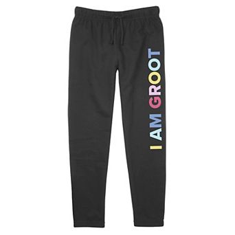Juniors' Marvel Guardians Of The Galaxy Sideways "I Am Groot" Lightweight Joggers