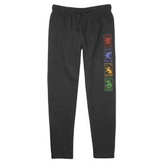 Juniors' Harry Potter Hogwarts Houses Logos Lightweight Joggers