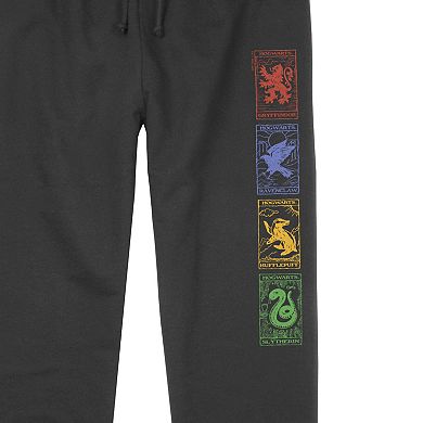 Juniors' Harry Potter Hogwarts Houses Logos Lightweight Joggers