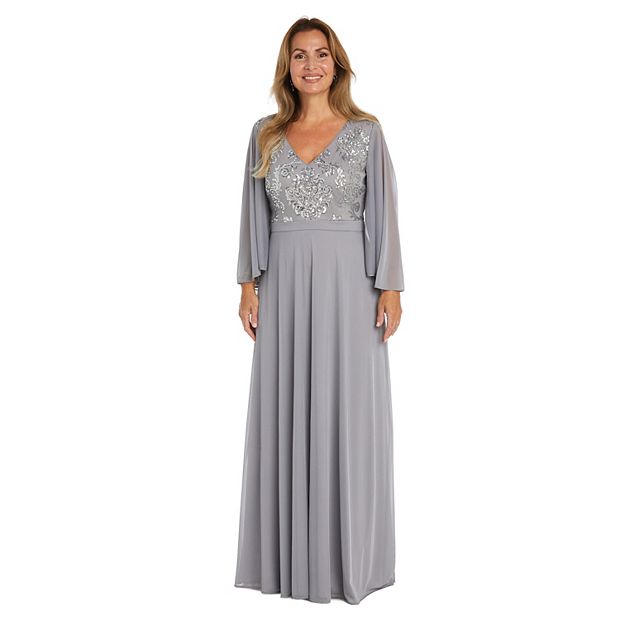 R&M Richards Plus-Size Women Sequin Evening Gown - Mother of the Bride