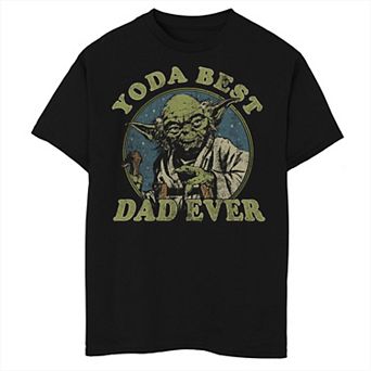 Boys 8-20 Star Wars Yoda Best Dad Ever Graphic Tee