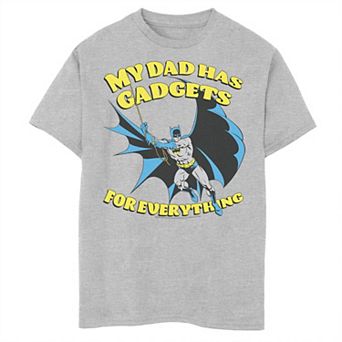 Boys 8-20 DC Comics Father's Day Batman Dad Has Gadgets Graphic Tee