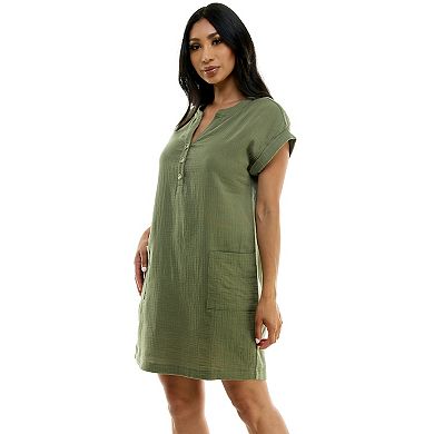 Women's Luxology Drop Sleeve Shirtdress