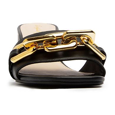 Women's Qupid Katen-56 Chain Slide Heel Sandal