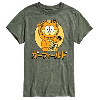 Men's Garfield Lucky Cat Garfield Graphic Tee