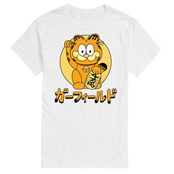 Men's Garfield Lucky Cat Garfield Graphic Tee