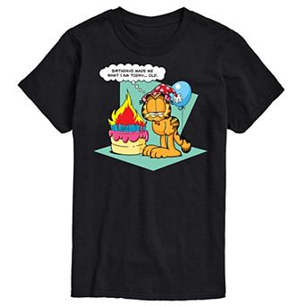 Men's Garfield Birthdays Make Me Old Graphic Tee