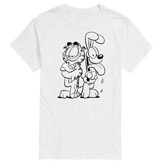 Men's Garfield And Odie Graphic Tee