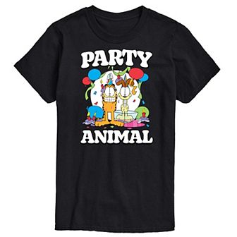Men's Garfield Party Animal Graphic Tee