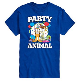 Men's Garfield Party Animal Graphic Tee